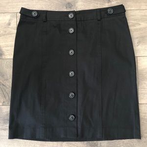 ❤️Jones New York Signature Black Cotton Skirt
